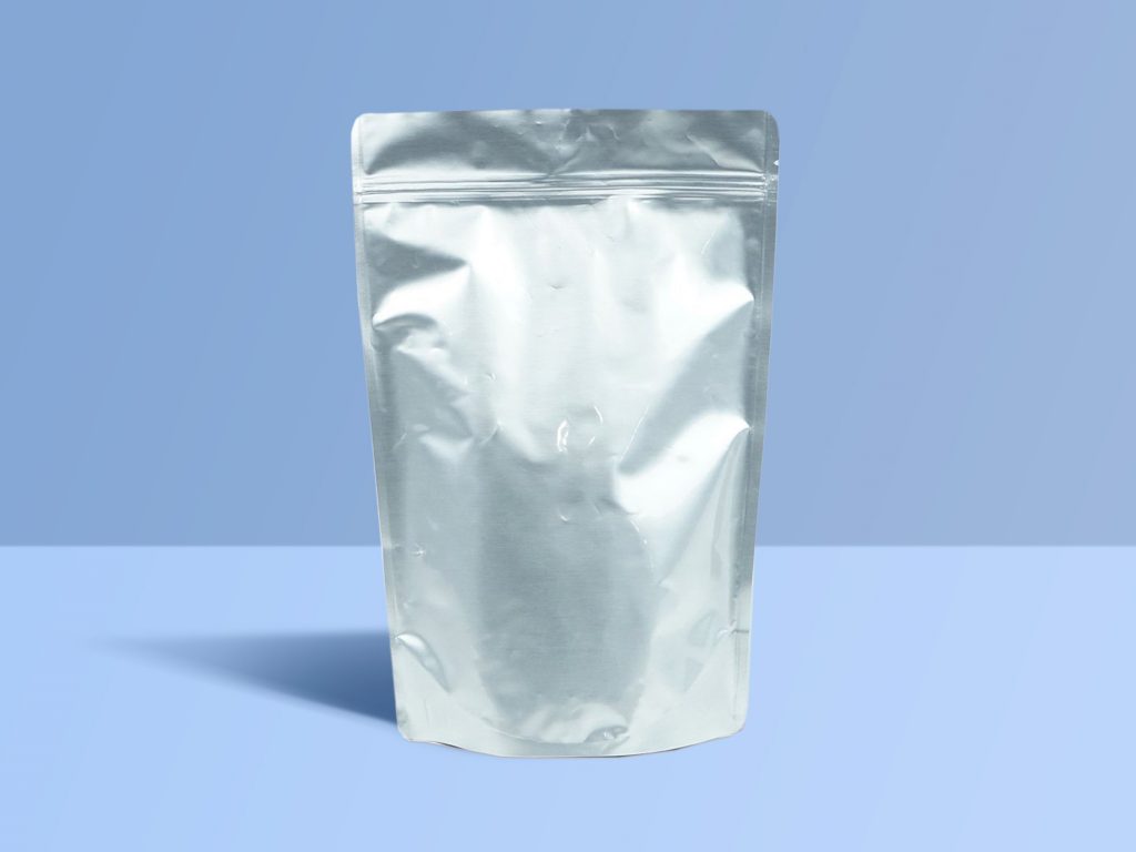 Sac Doypack sans zip Transparent / Gris Argent - inpak emballage